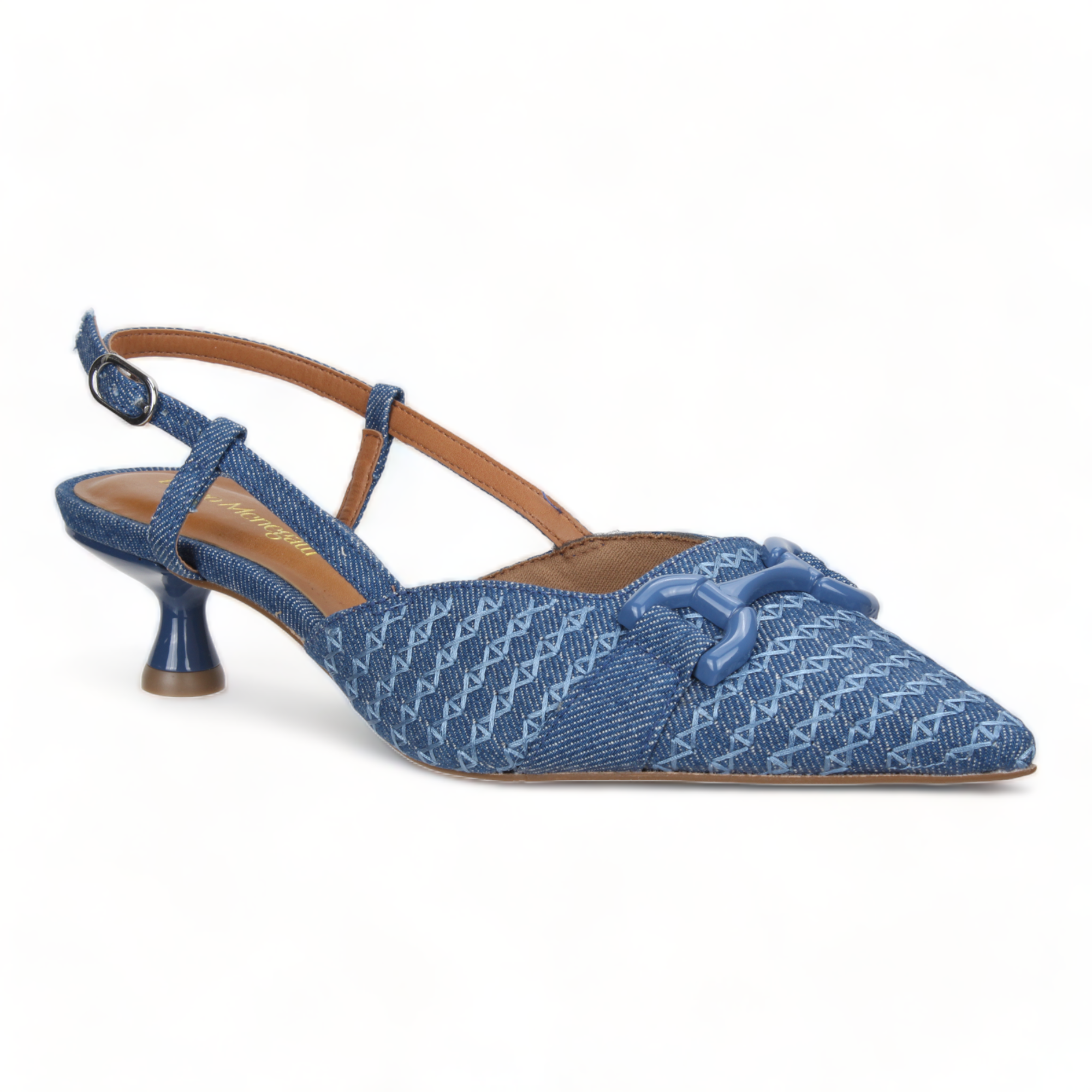 Bruno Menegatti - Wholesale Low Heels - Women's - Jadore Slingback Pump - Canvas 3760103