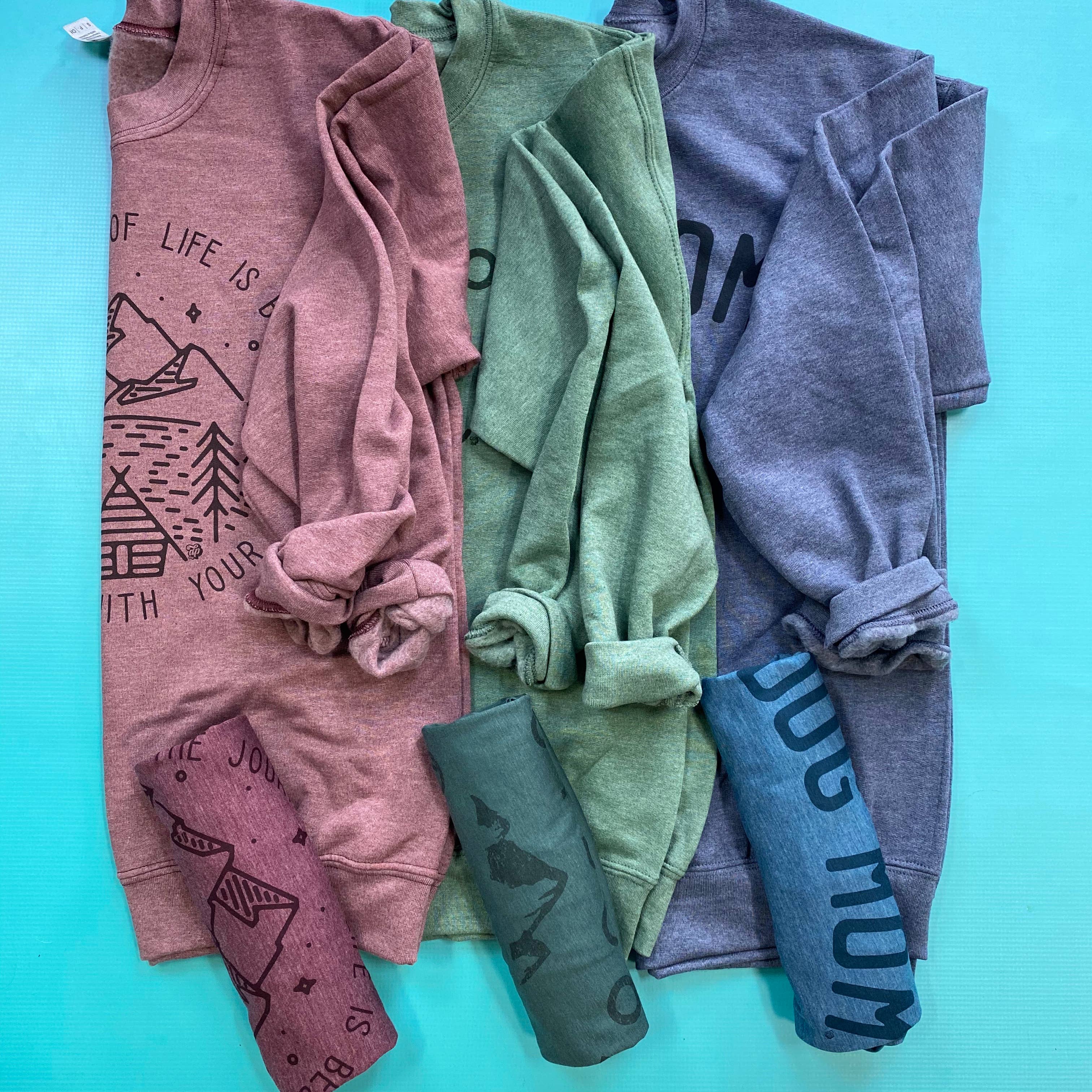 The Dapper Paw - Wholesale Graphic Sweatshirt - Women's - Journey of Life Sweatshirt1