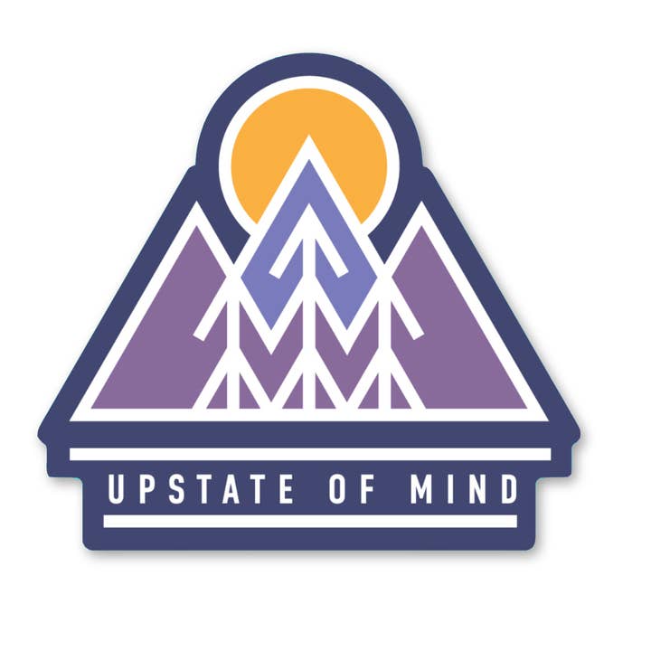 Upstate of Mindset Sticker for wholesale by Compas Life - Upstate of Mind