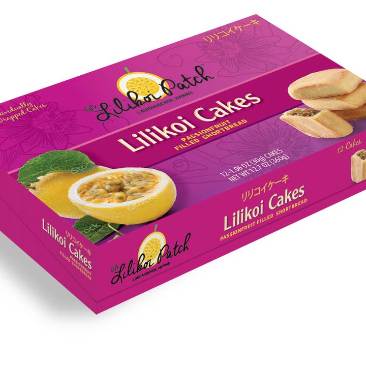 Nakihalani Farm – wholesale Biscuit – Lilikoi Tea Cakes 12ct Gift Box