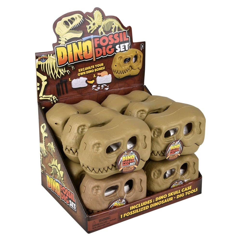 La Luna Bella - Toys - Wholesale Klassiek speelgoed - Kinderen - Dinosaurus Fossiel Graafset 12st 6" - LLB Speelgoed6