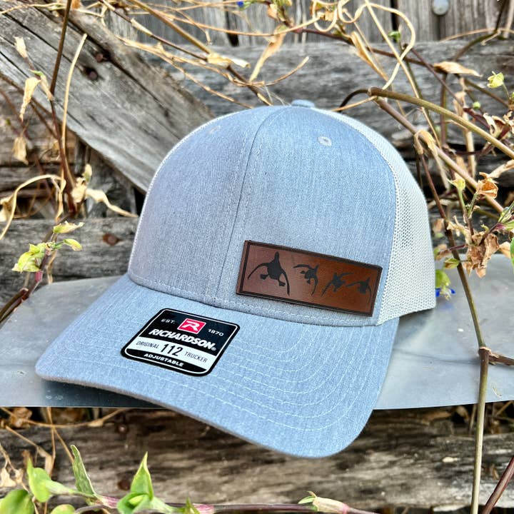 Landing Ducks Heather Grey/Grey Richardson 112 for wholesale by RiOak Design & Hat Co.