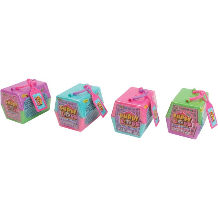 US Toy Company - Wholesale Retailer Display - Food & Drink - Puppy Love Surprise Candy 12-unit Display