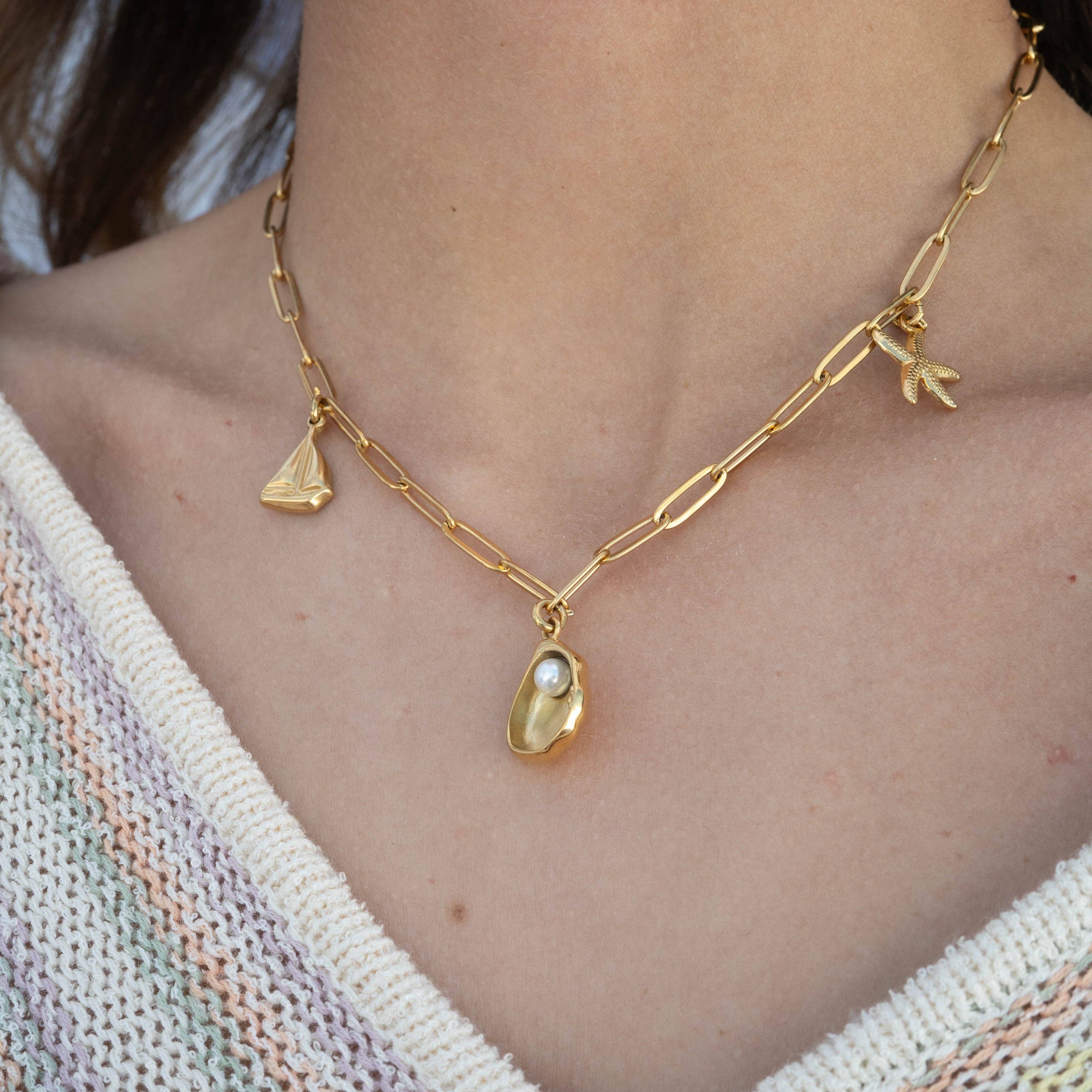 WJW - Wholesale Clasp - 18K Gold PVD Stainless Steel Charm Connector8