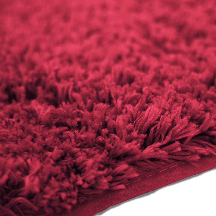 Borgoña Alfombra de baño Queen Mary 20 x 60 - Burgundy de venta al por mayor en Faire2