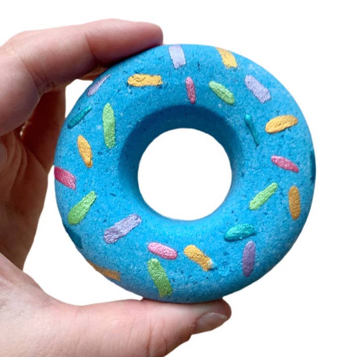 La Bomba - Wholesale Bruisbal/schuim - Donut Bath Bomb. Blauw, kauwgom7