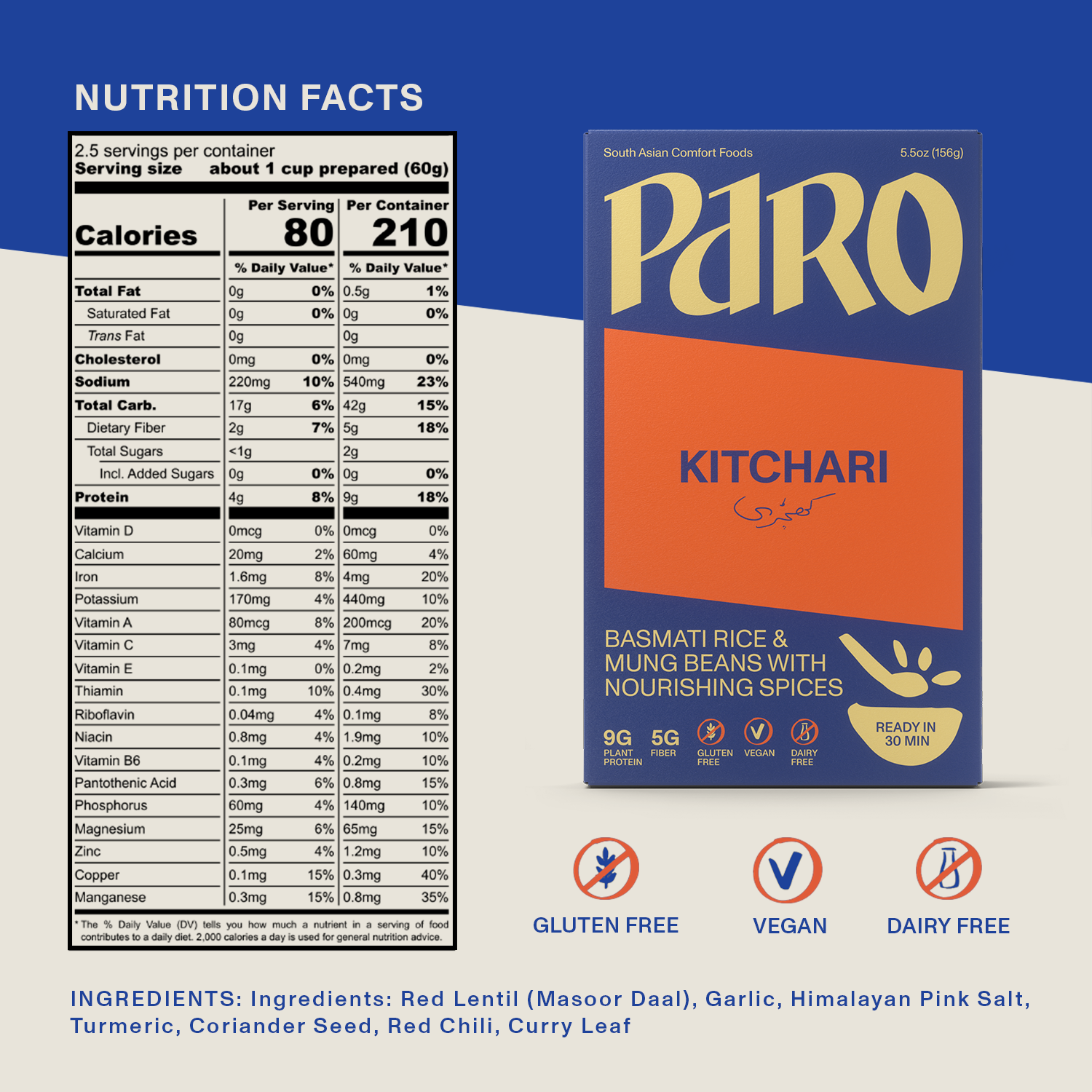 Paro - Wholesale Rice -  Cumin & Turmeric Kitchari Superfood Lentil & Rice Blend2