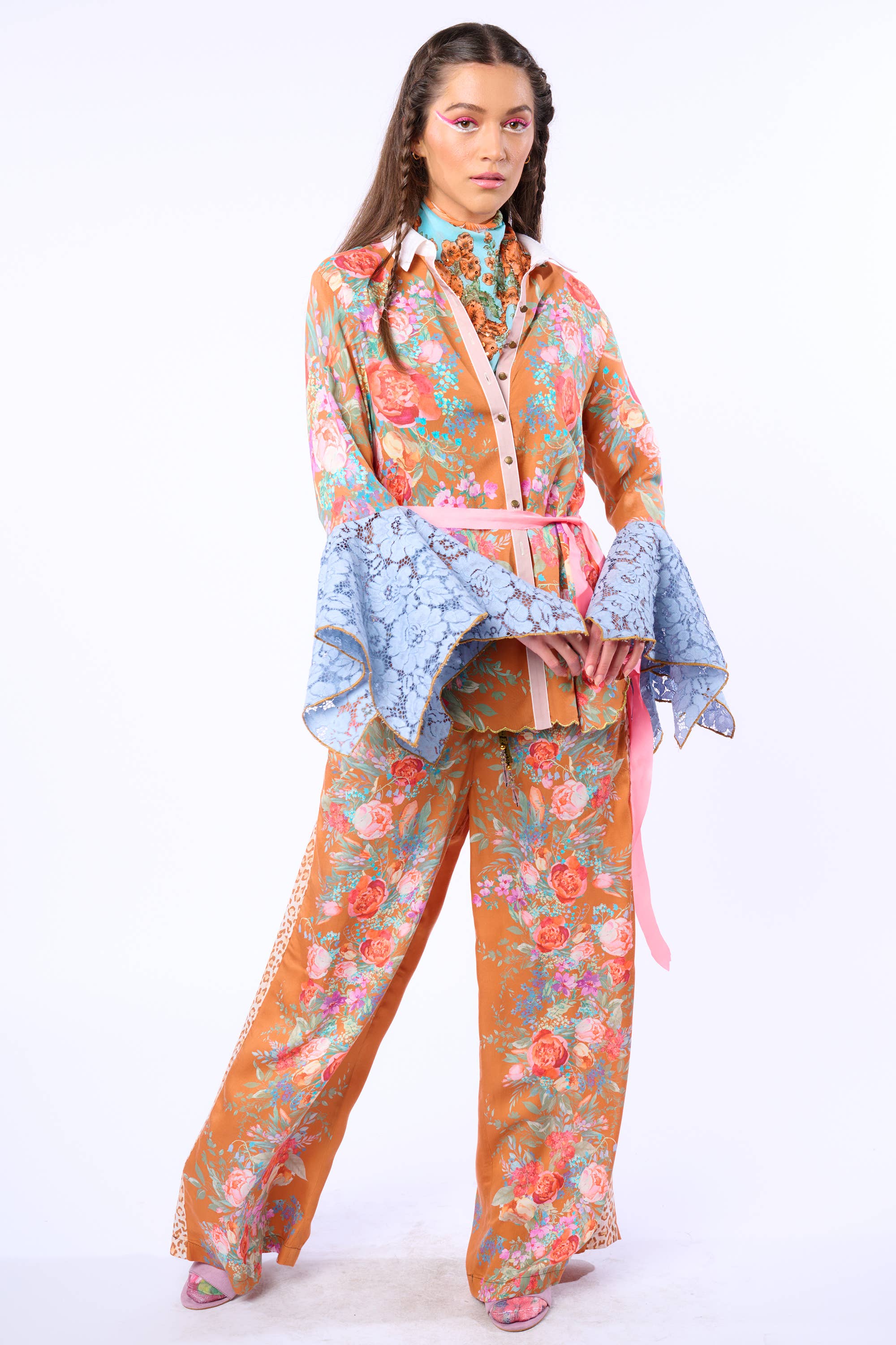 Kobberroseprint Valentina Skjorte for engroshandel på Faire27