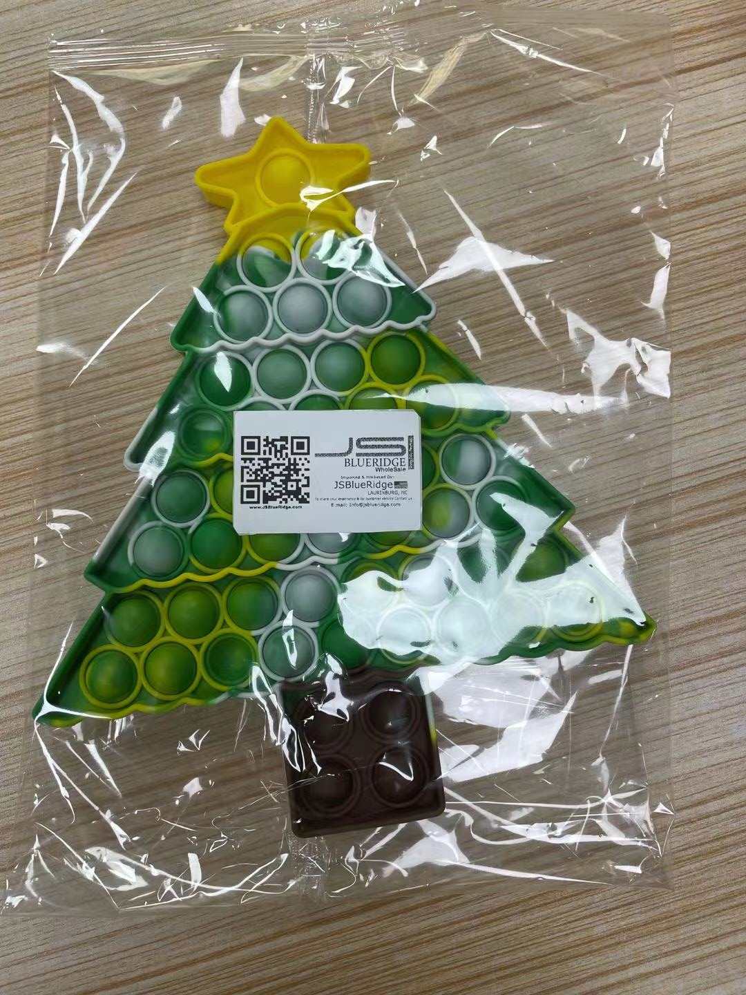 JSBlueRidge Toys - Wholesale Fidget Toy - Kids - Holiday Winter Tree Pop It Fidget Kids Toys11