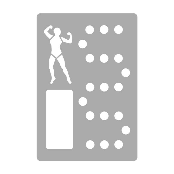 Tracker Corpo & Fitness - Stencil Diario Super Facile - A5 per la vendita all'ingrosso da parte di Oops a Daisy UK Ltd