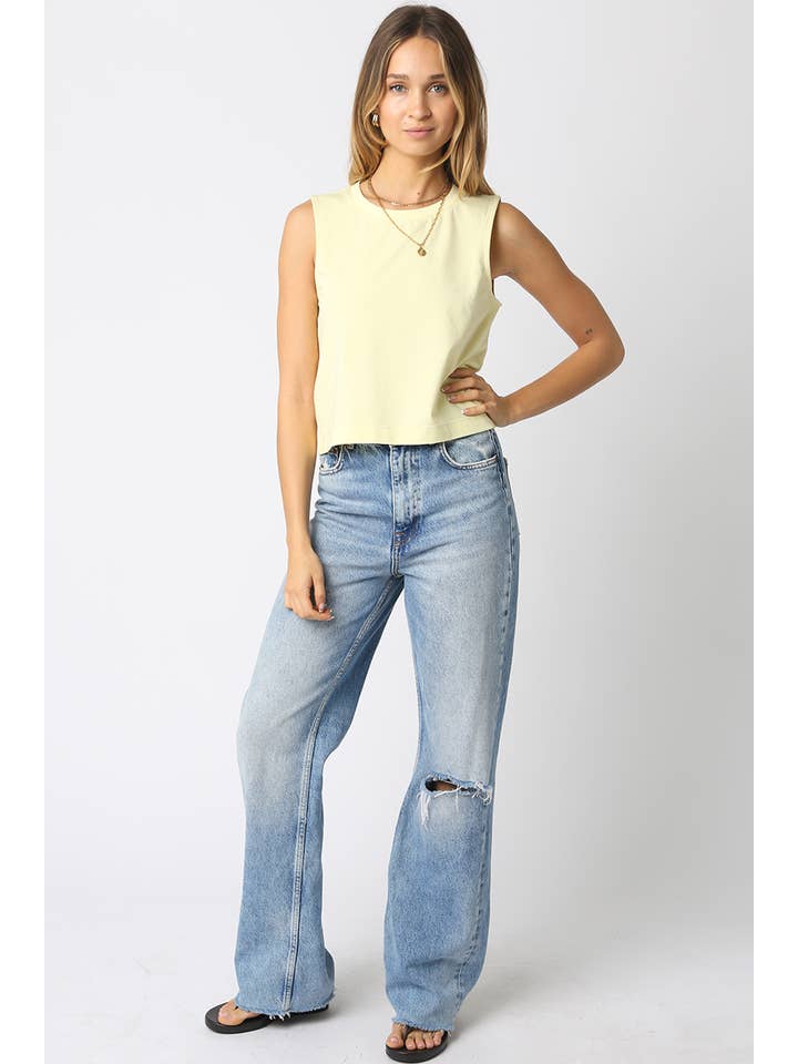 Olivaceous - Wholesale Knit Top - Women's - Lisa Sleeveless Rib Knit Top3