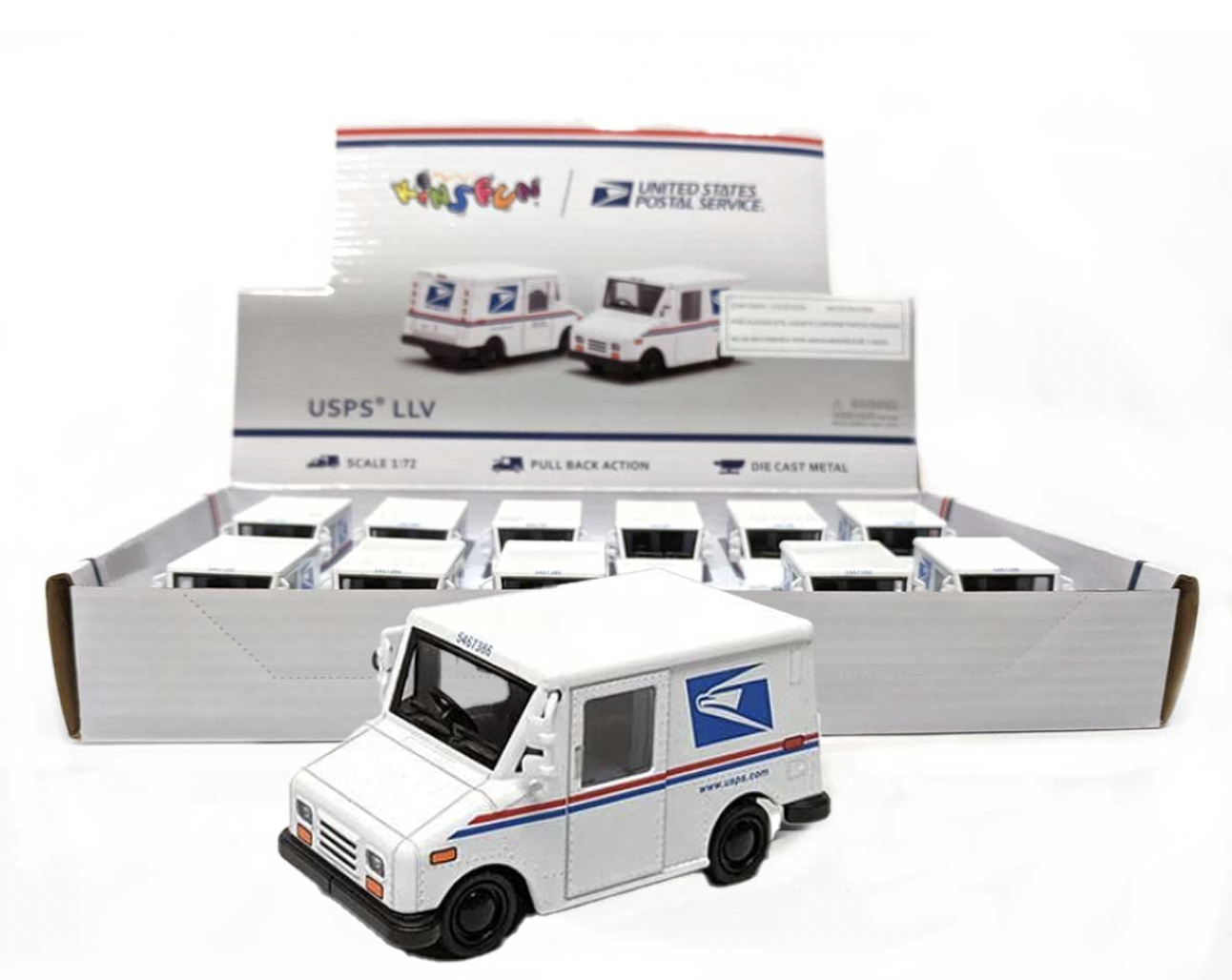 Luna Die-cast Cars - Wholesale Toy Car/Truck - Kids - 2.5" USPS LLV Die Cast Car1