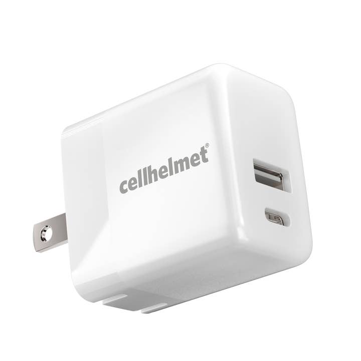 cellhelmet - Wholesale Portable Charger - 20W PD Dual Wall Block Type A / Type C2