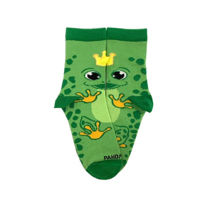 Chaussettes grenouilles du Panda chaussette (3-7 ans) pour la vente par Sock Panda
