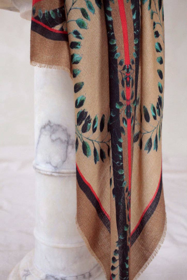 Lyon Roark - Wholesale Scarf - Women's - Victoire, Camel: Classic2