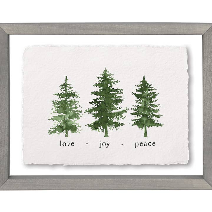 Love Joy Trees - Retângulo de arte flutuante por atacado de Sincere Surroundings