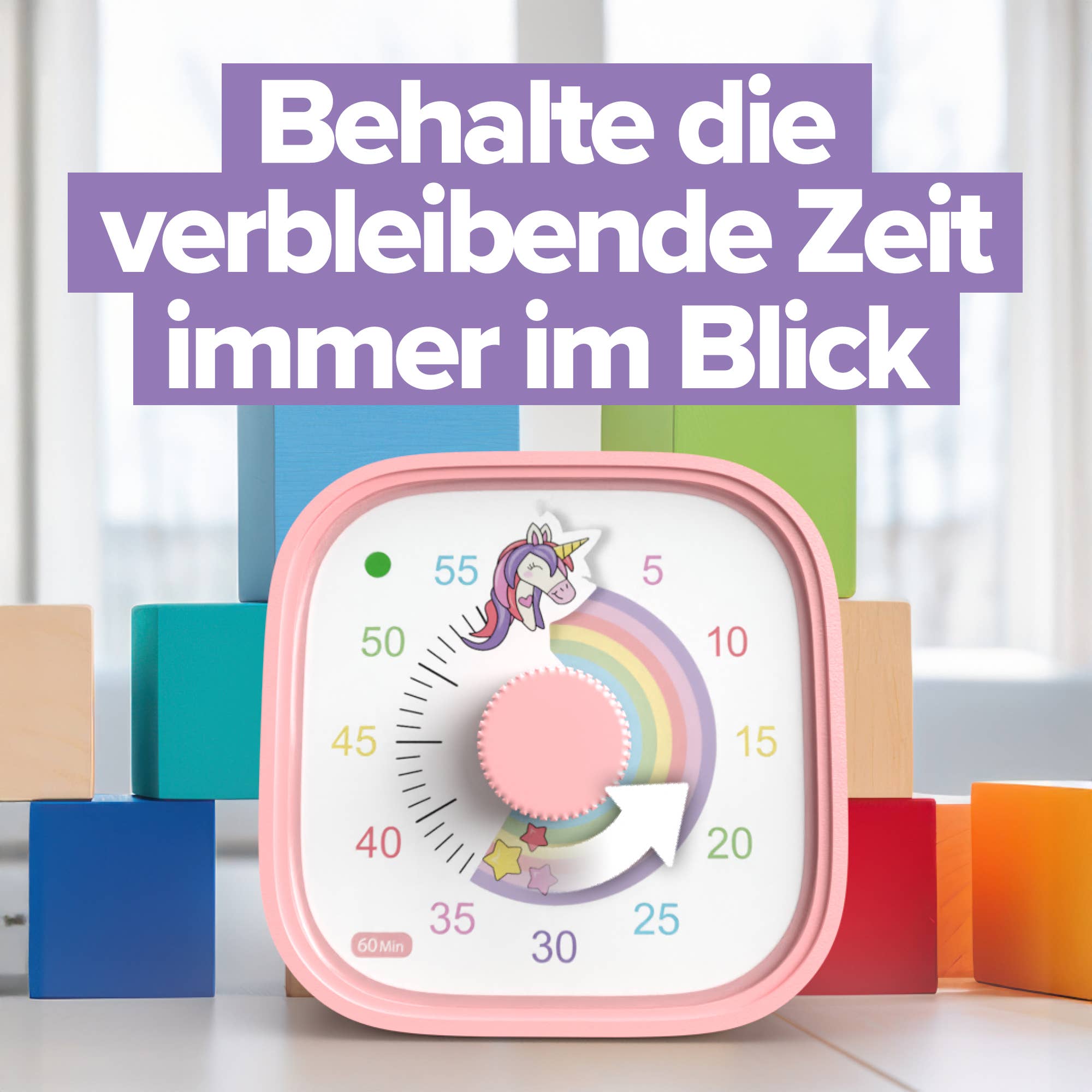 Brainstream - Wholesale Wind-Up Toy - Kids - Visual Timer / Rainbow Ride2