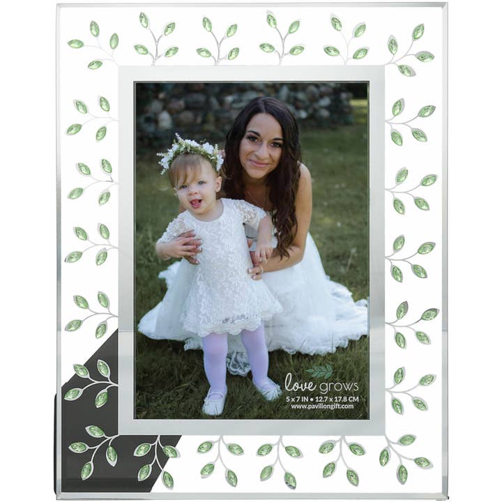 Pavilion - Wholesale Picture Frame - Green Gems - 8" x 10" Frame
(Holds 5" x 7" Photo)0