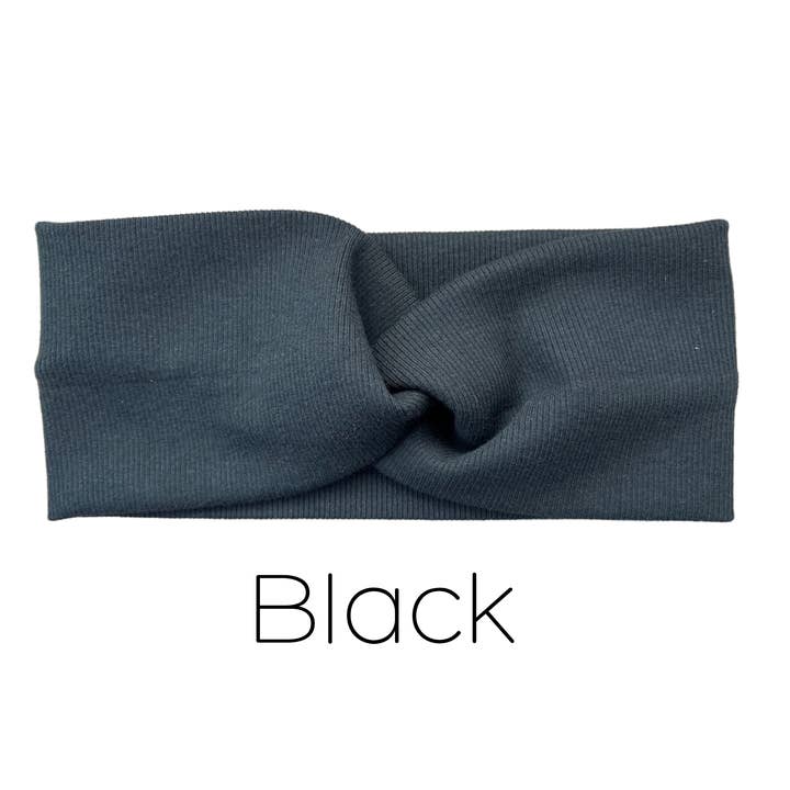 The Modern Pause - Wholesale Fashion Headband - Women's - Organic Rib Cotton Twist Headband14