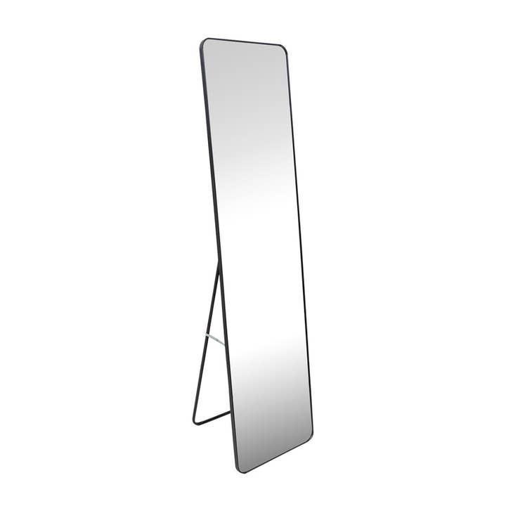Miroir pleine longueur cadre noir 14,2 x 57,5 pouces pour la vente par Deluxe Import Trading