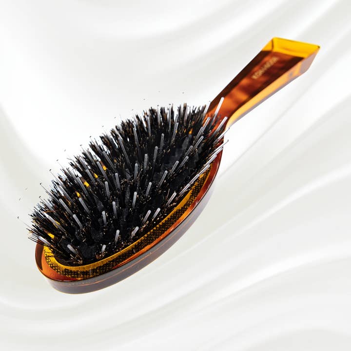 Koh-I-Noor - Wholesale Hair Brush/Comb - Jaspe Pneumatic Boar and Nylon Pin Oval Brush, Small1