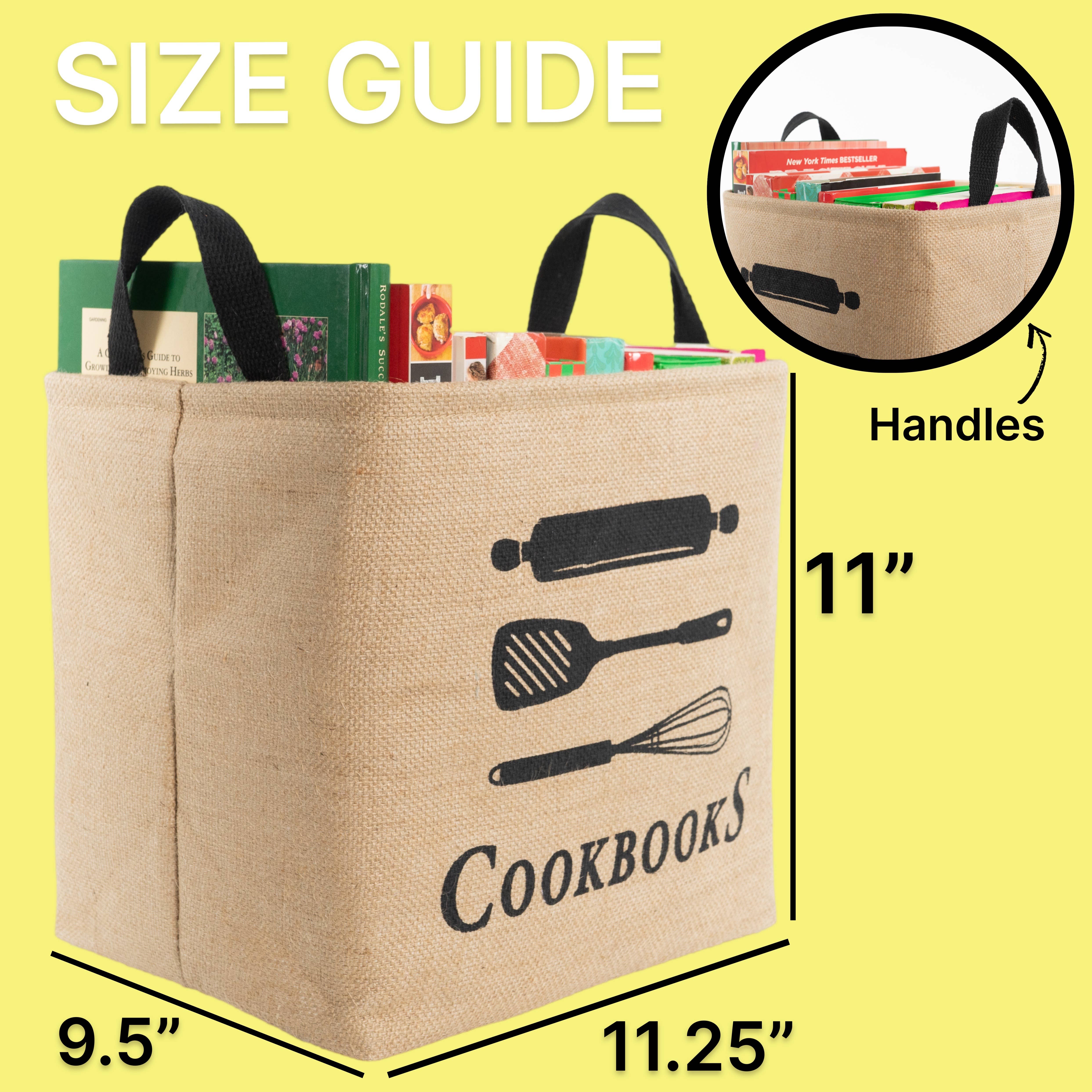 MADE EASY KIT - Venta al por mayor Almacenamiento/organizadores de cocina - Organizador y Almacenamiento de Recetas Kit Hecho Fácil Caja de Yute4