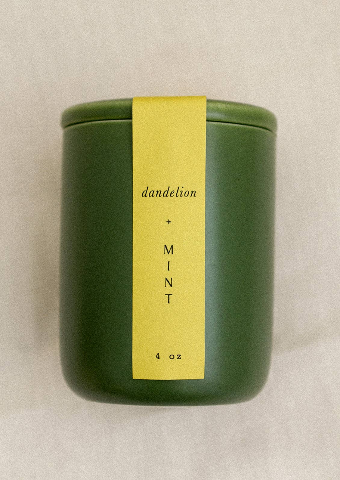 LEIF - Wholesale Jar/Filled Candle - MINI BOTANIST CANDLE in ceramic jar | dandelion & mint