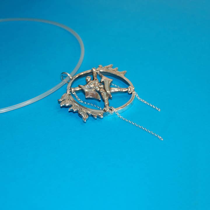 Kreitto jewels - Vendita all'ingrosso Collana con ciondolo/pendaglio - Ciondolo in argento mitologia greca «Prometeo»