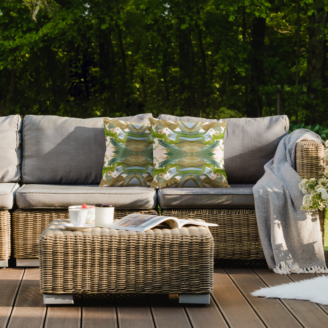 Windy O'Connor Art & Home - Wholesale Throw/Decorative Pillow - Lake Como - Outdoor Pillow1