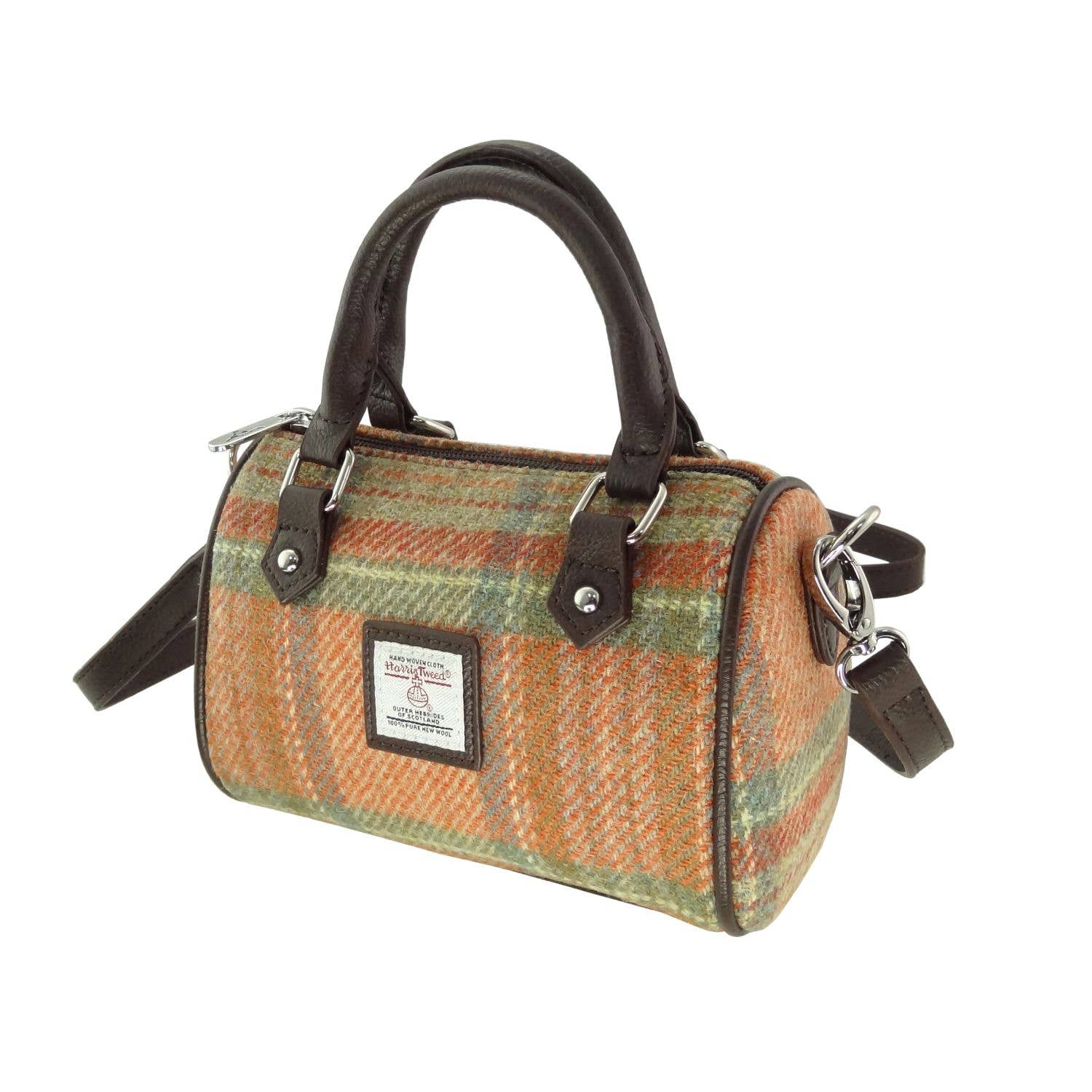 Glen Appin Of Scotland - Wholesale Top Handle Bag - Women's - LB1203 Harris Tweed 'Kilbride' Mini Bowling Bag34