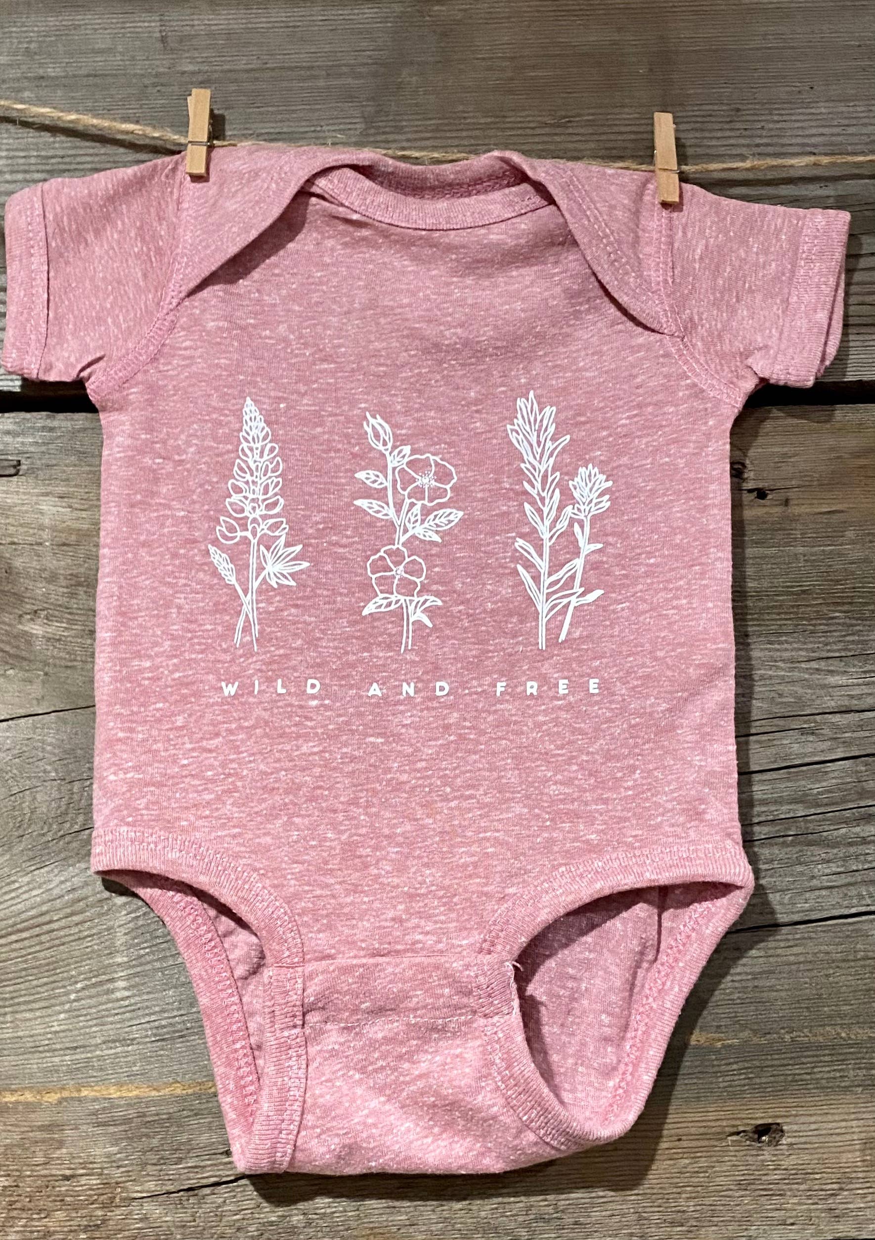 Made of Mountains - Wholesale Bodysuit (Non-Footed) - Baby - Wild and Free Onesie3