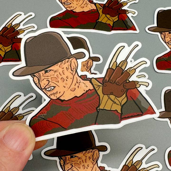 The Red Swan Shop - Wholesale Sticker - Vinyl Decal - Freddy Krueger3