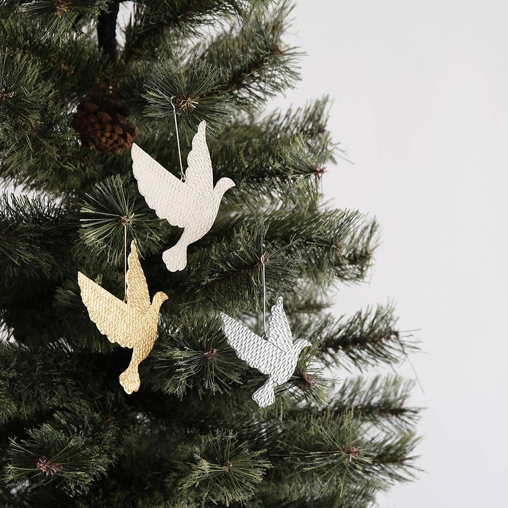 shesay - Wholesale Ornament - Decorate or add embossed tin ornament pigeon4