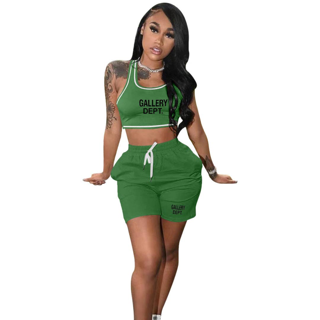 MB Fashion Wholesale - Wholesale Top & Short Set (NOT Loungewear) - Women's - MB FASHION O-NECK PRINTED SHORT SET 323LY2