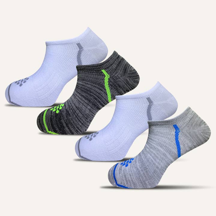 Chaussettes Athletic Ultra Light Liner pour hommes, 4 paires pour la vente par TRUEENERGY®