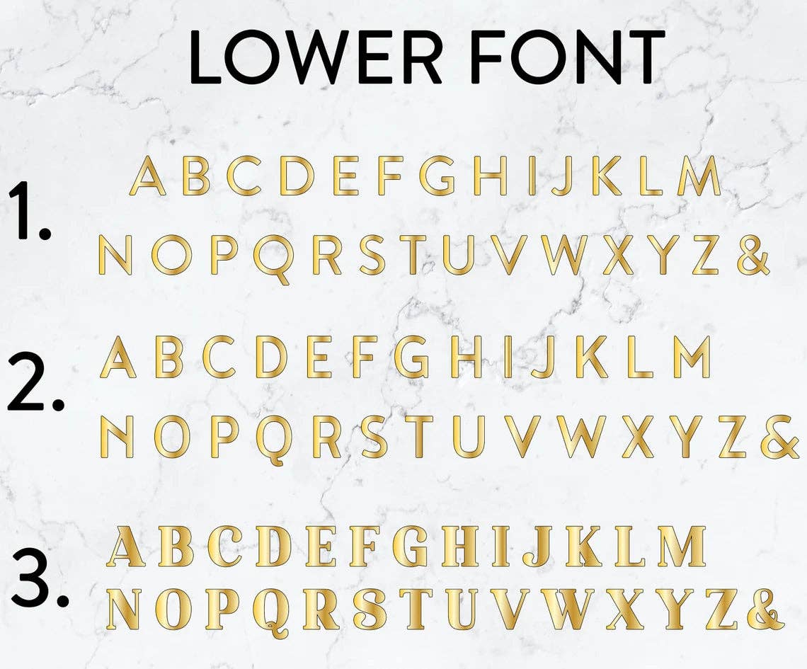 Lasartify – wholesale Väggskylt – Anpassade 3D-bokstäver för vägg - välj ditt typsnitt7