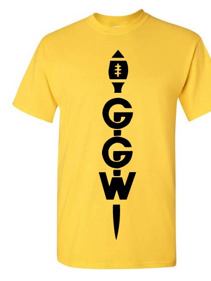 Vertikalt Spjut - Svart På Gul för wholesale av Gods of Gridiron War