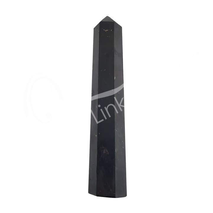 Oceanic Linkways Inc - Wholesale Spiritual Stone/Crystal - OBELISK - SHUNGITE 3-4" (PC)0