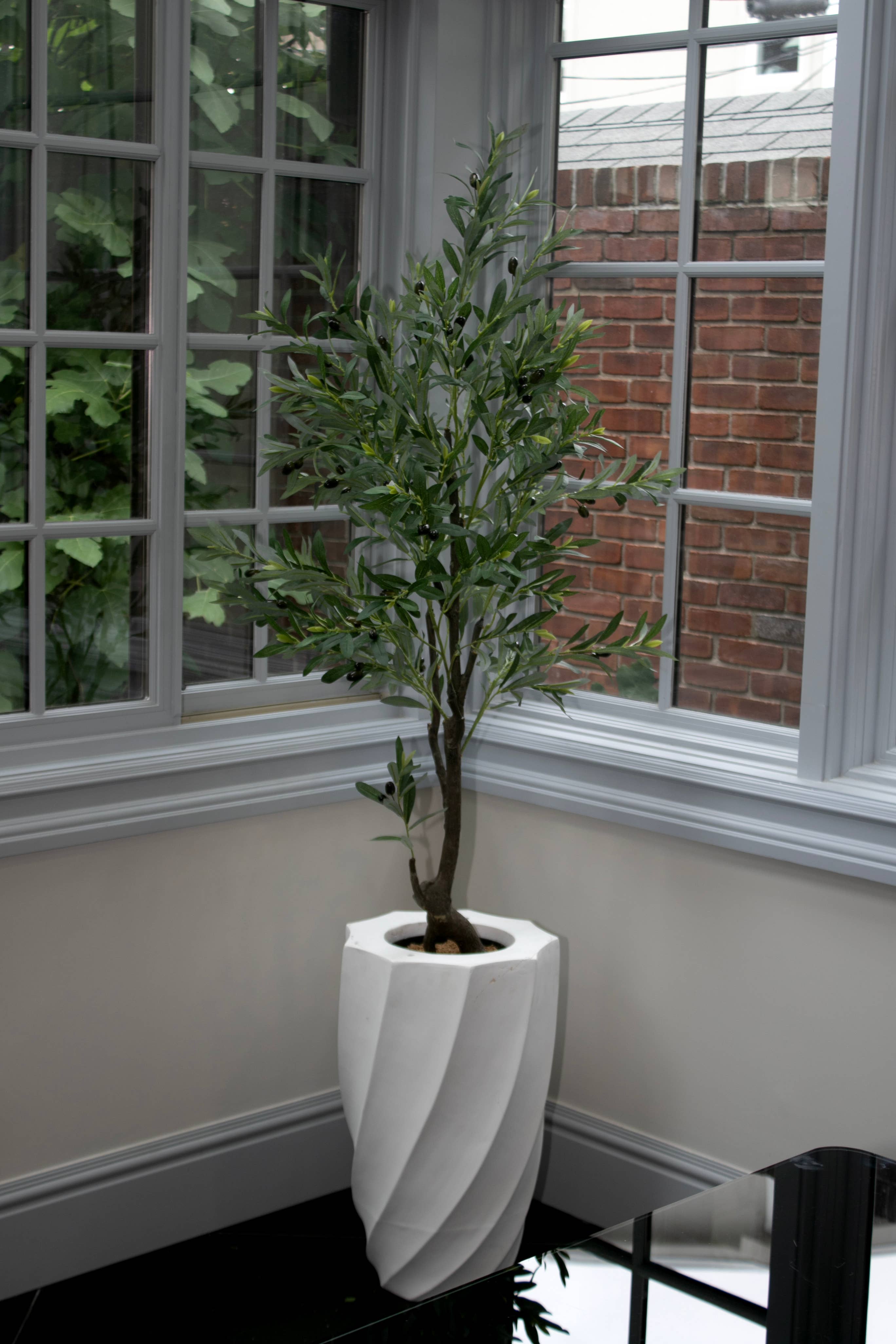 Vintage Home - Wholesale Artificial Plant - 60" Fake Olive Tree with Eco Planter1