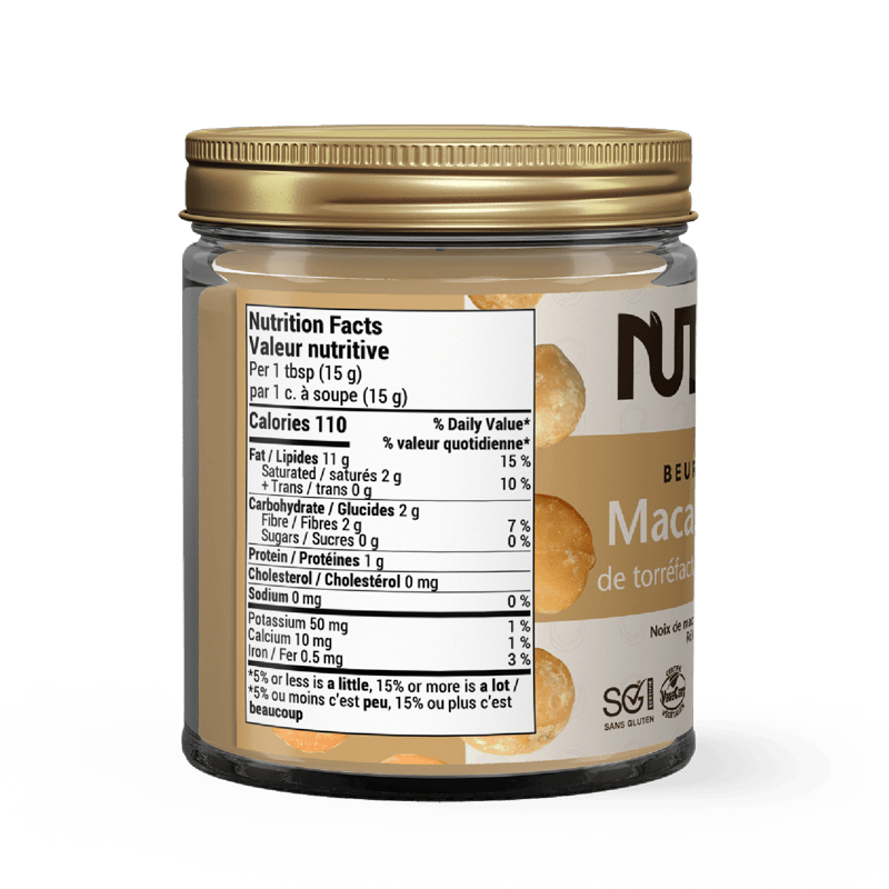 NutJar – Großhandel Nussbutter – Mittel geröstete Macadamia-Butter 240g2