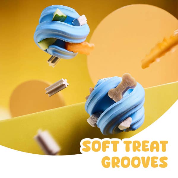 Poochie-Pets - Wholesale Pet chew toy – Dog - Geo-Hex Natural Rubber Enrichment Dog Toy
5