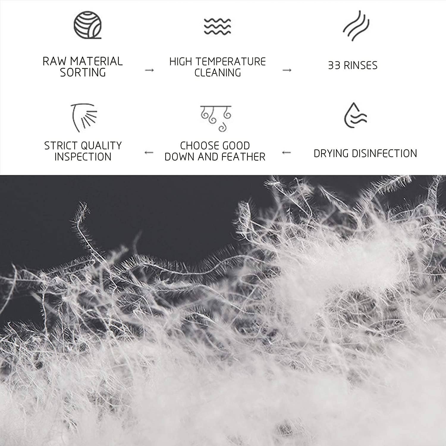 Kasentex – wholesale Down comforter – 650 Fill Power Comforter Down & Feather, Heavy Winter6