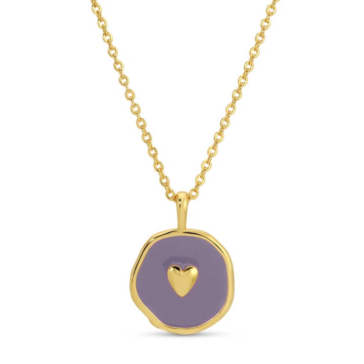 Splendid Iris - Wholesale Pendant/Charm Necklace - Tiny Heart Necklace6