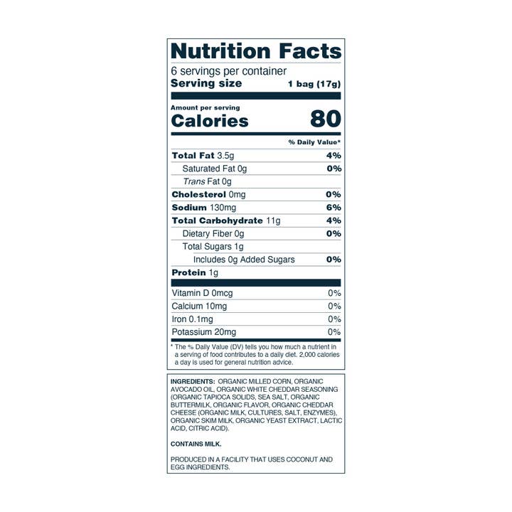 LesserEvil - Wholesale Puffed Snack - Space Balls, Snack Pack, Real Cheese 6 / 0.6oz