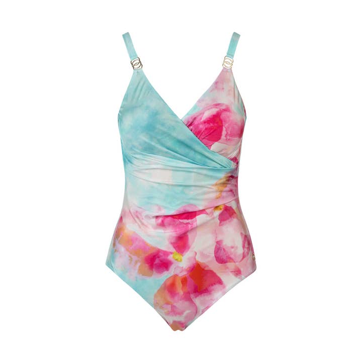 Positano Classic Draped Swimsuit for wholesale by Seaspray Swimwear