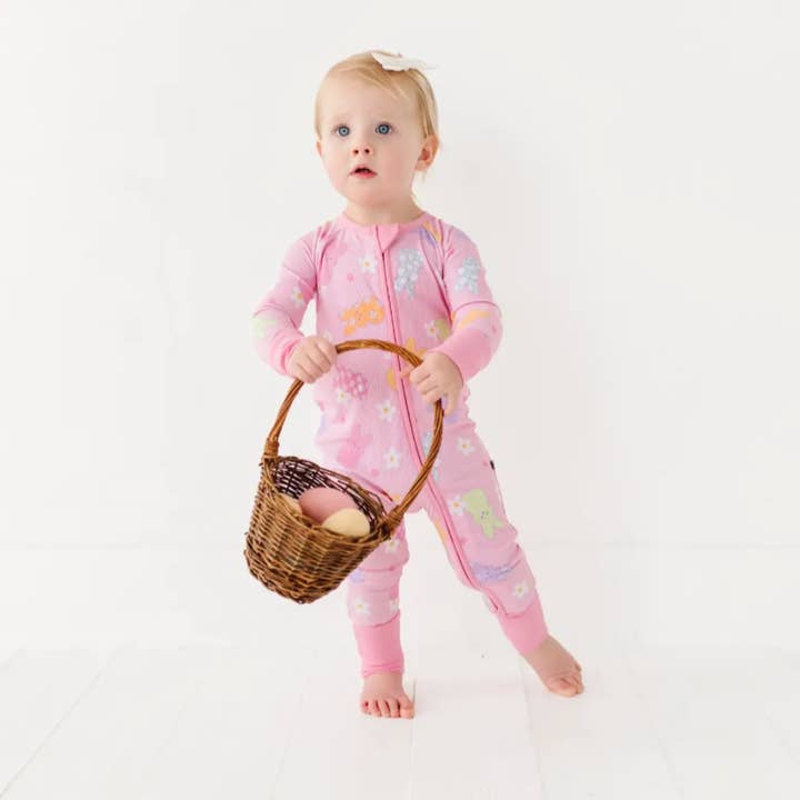 Voor Peeps Sake Convertible Footie - Geribbeld voor wholesale door Kiki + Lulu