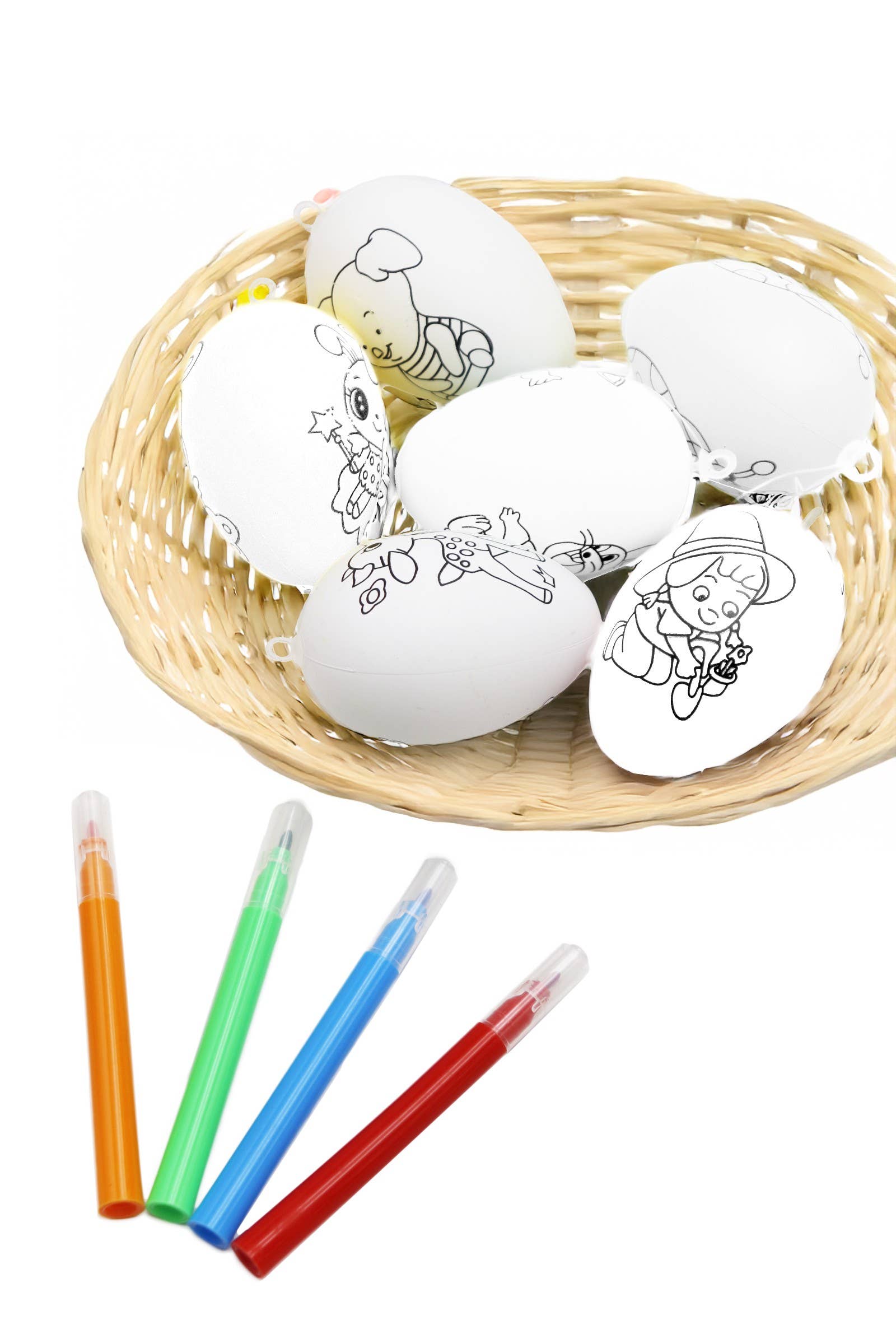 ASSORTI Kit de bricolage pour colorier œufs de Pâques - lot de 6 en vente sur Faire1