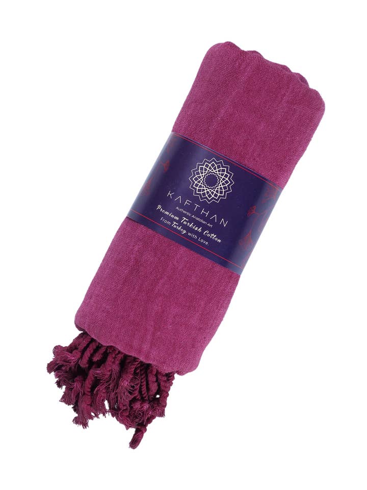 Toalla Turca de Lino Lal | Toalla de Playa | Regalo de Navidad para venta al por mayor de KAFTHAN