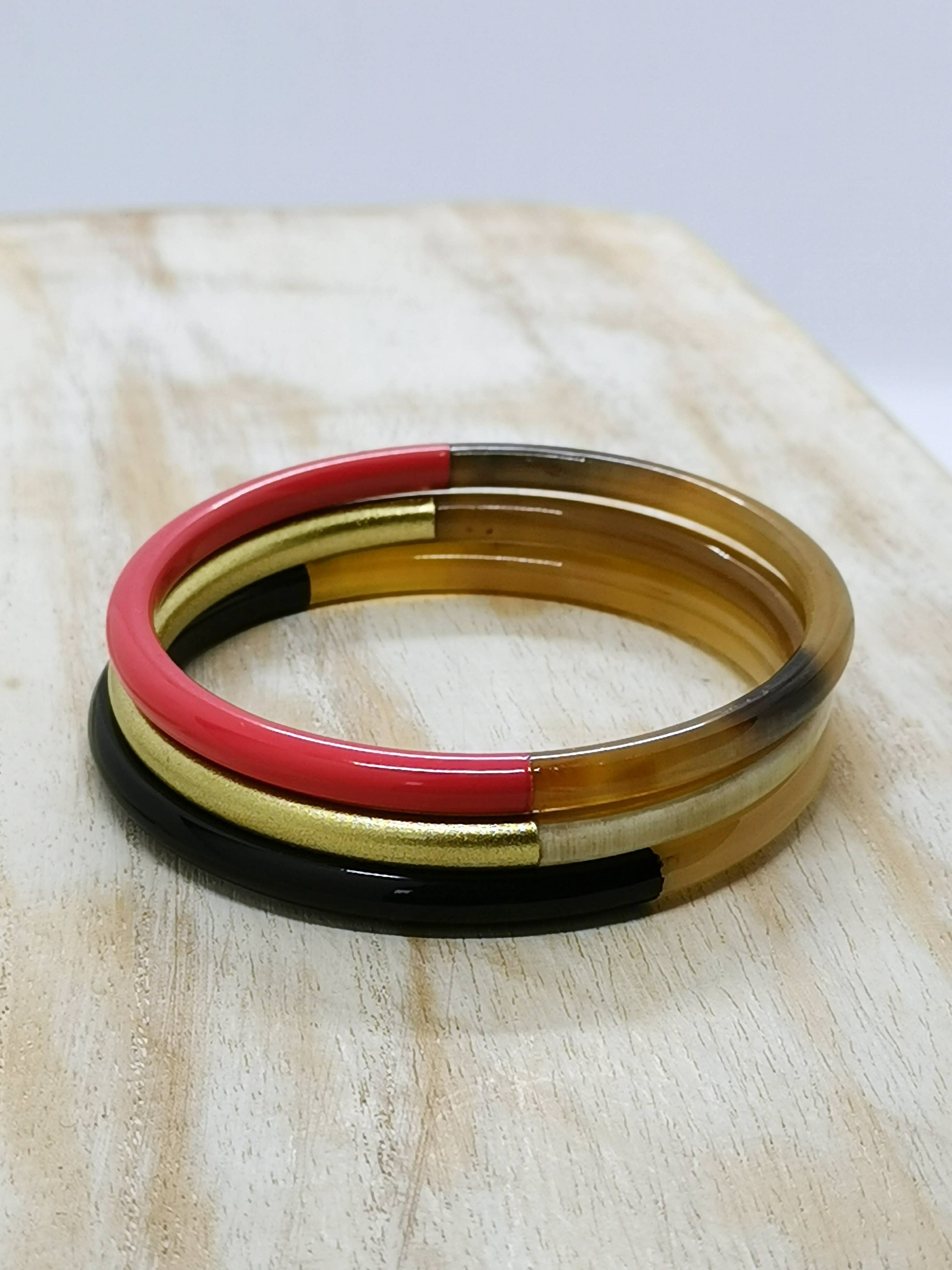 Nayda Diaries - Vendita all'ingrosso Bracciale a polsino - Bracciale a mezzaluna in corno dorato1