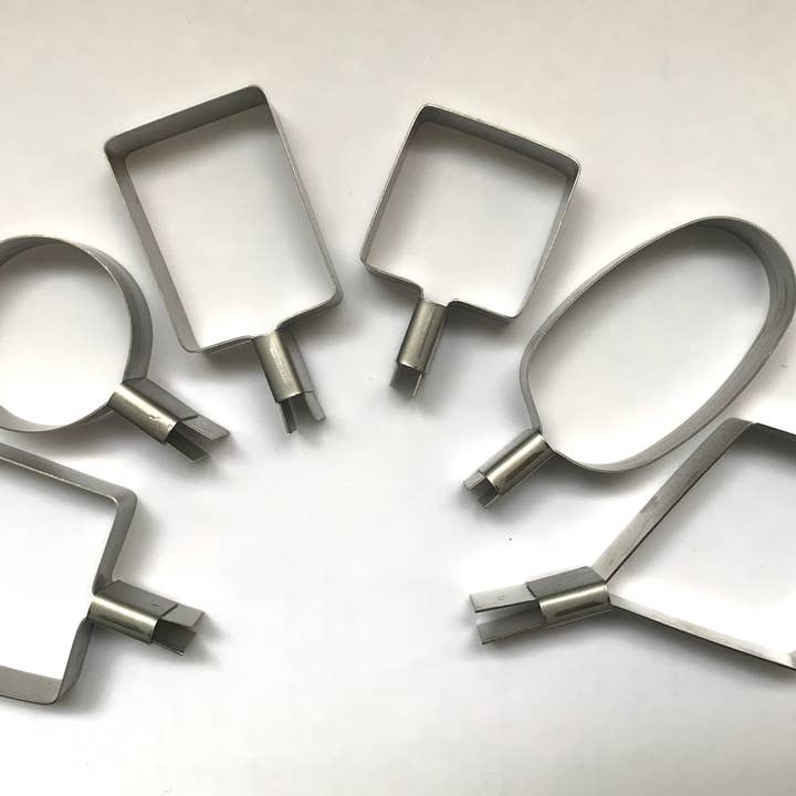 JBK Pottery - Wholesale Kitchen Tool/Gadget - Sucker Molds / Lollipop Molds -10 Pack Bag - Large Squares1